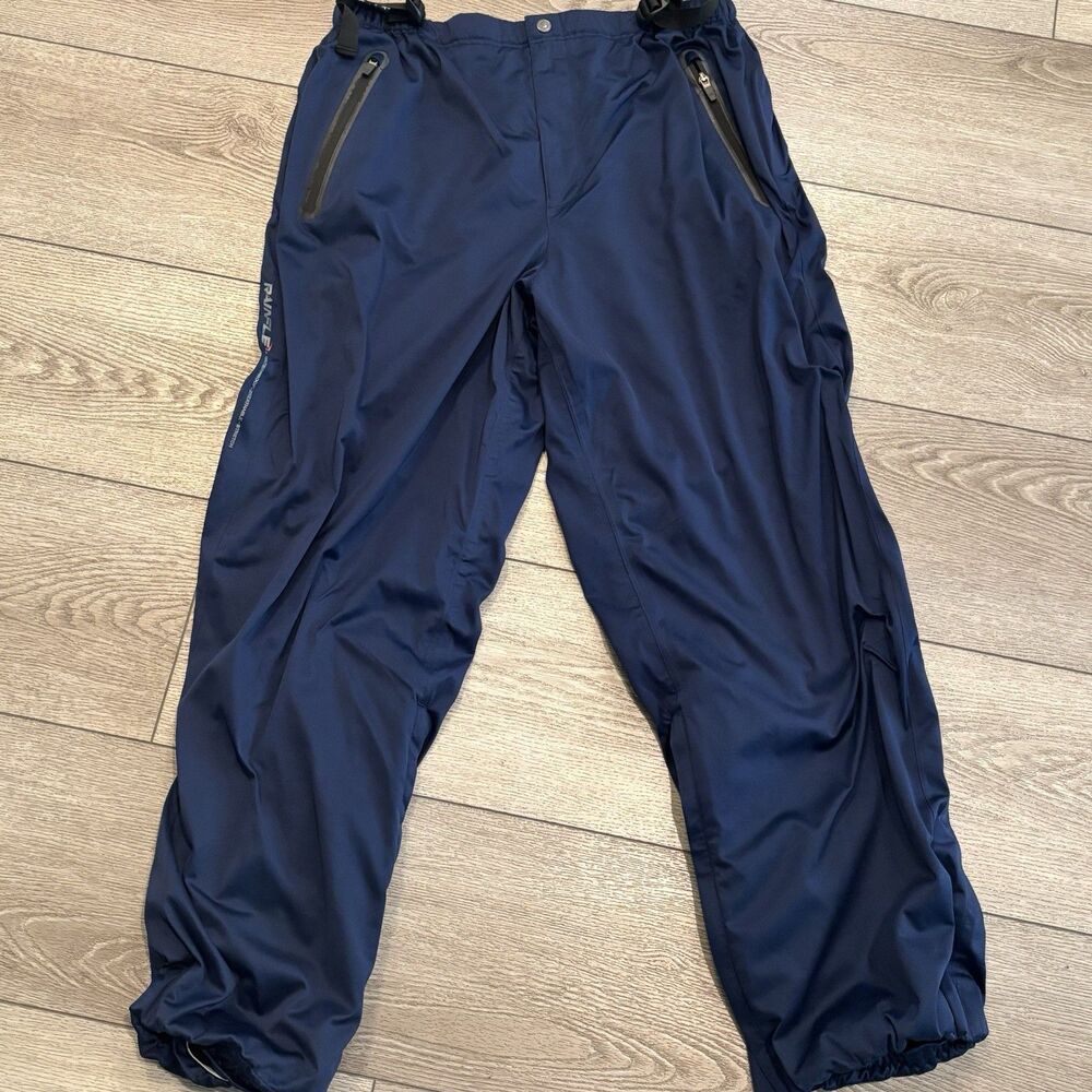 Sun Mountain Rainflex Elite Golf Pants Mens XL Waterproof Winter‎ Blue Outdoors